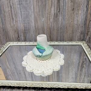 Vintage Nemadji Pottery Vase 3-1/2" High